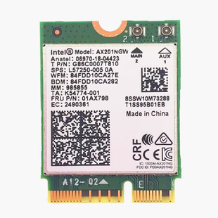 Intel AX201NGW WIFI6千兆2400M无线网卡M.2 CNVio2 5.0蓝牙AX200