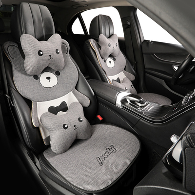 汽车坐垫大众id3朗逸速腾POLO宝来高尔夫凌度四季通用透气女座垫