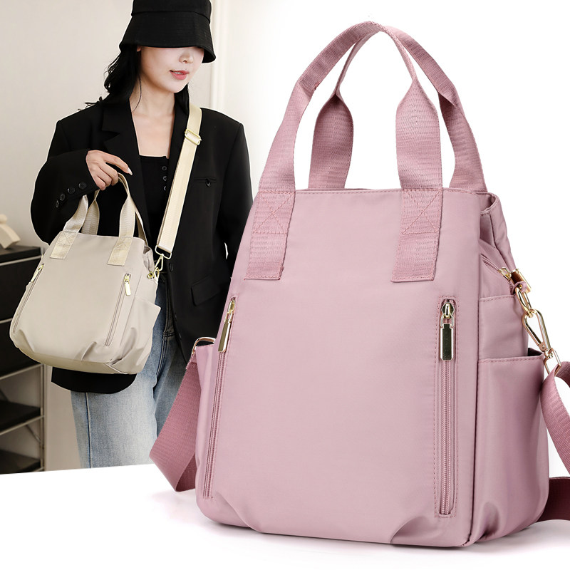 2025新款时尚潮流百搭休闲旅行大容量牛津布尼龙手提单肩斜挎女包