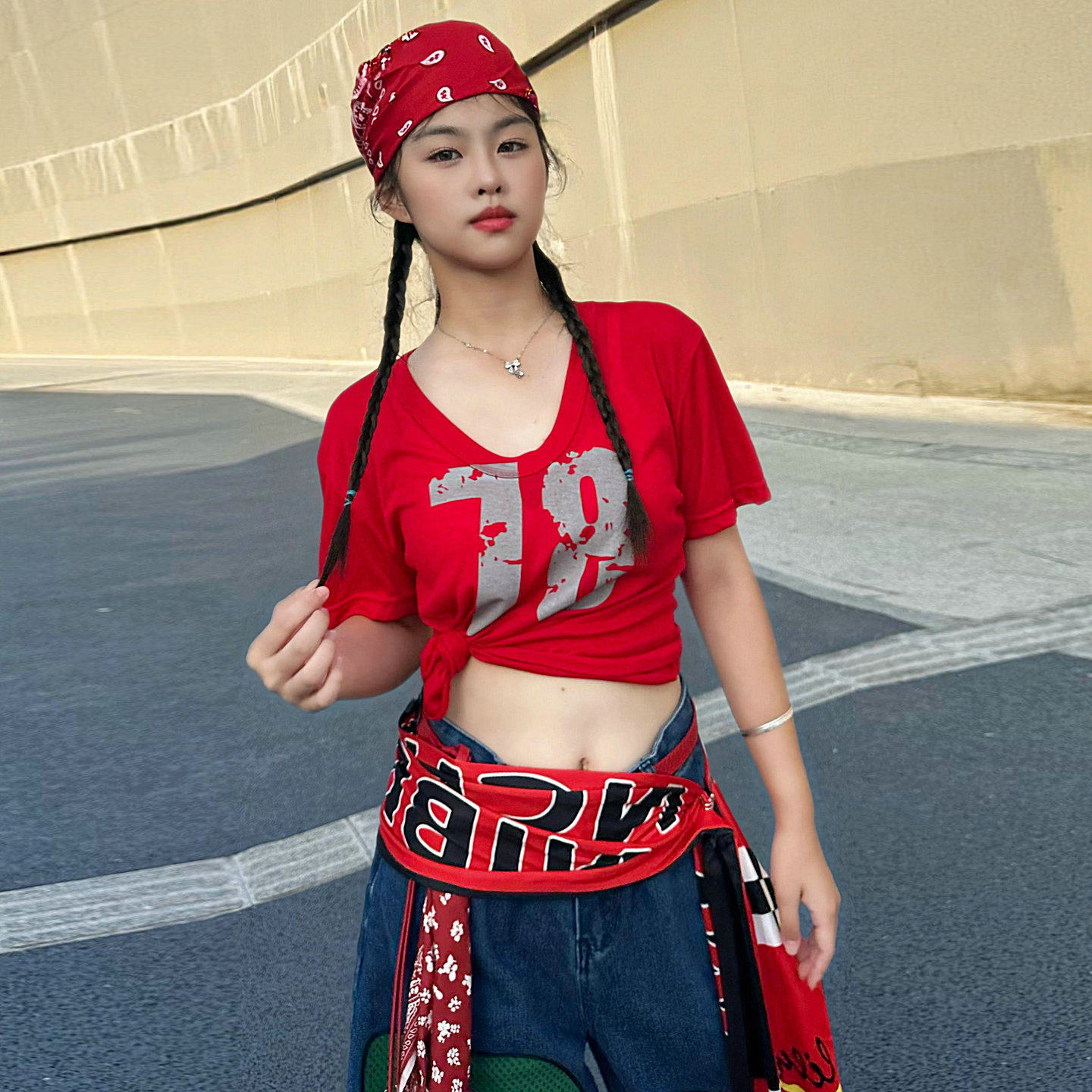 爵士舞蹈室练功基础款上衣透气