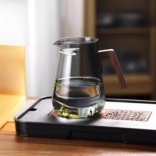 月牙大容量1000ml茶漏一体公杯
