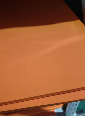 45度橡胶高弹口罩圆刀模泡棉垫刀泡棉海棉拼图刀版海绵弹垫橙色胶