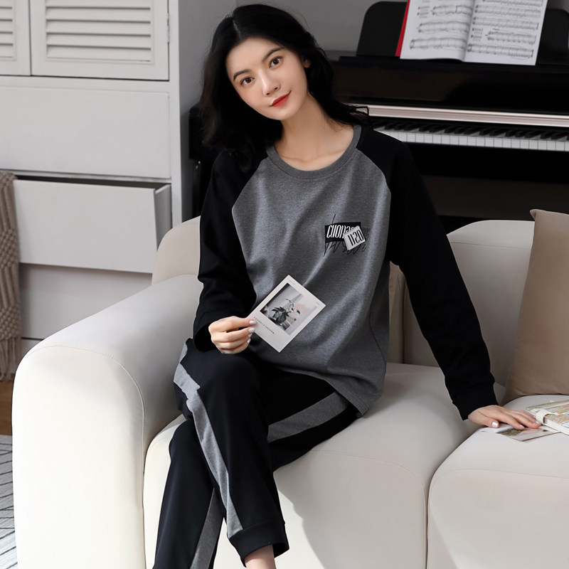 睡衣女春秋季纯棉长袖2025新款全棉两件套装韩版休闲可外穿家居服,女士内衣/男士内衣/家居服,睡衣/家居服套装,淘宝优惠券,粉丝福利购,淘宝优惠卷