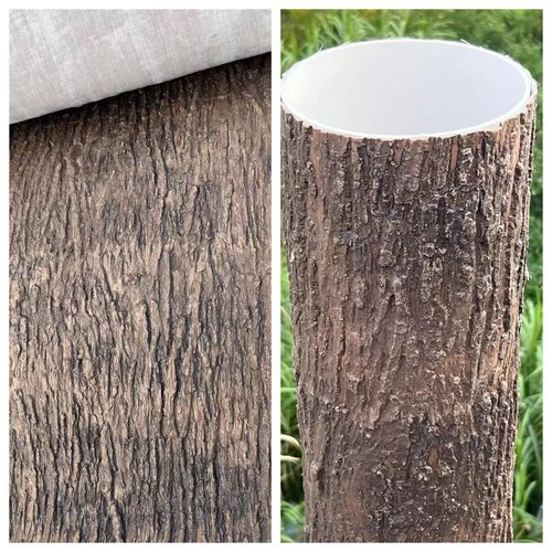 柳树皮仿真农舍墙面装饰美化