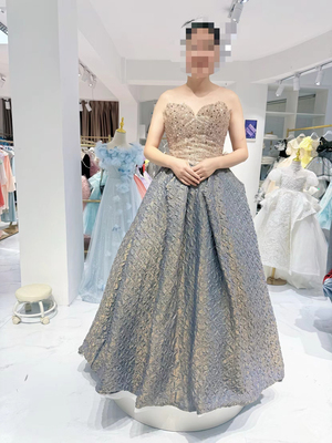 出租新款成人礼钢琴演奏礼服女主持人演出服艺考高级感主持人礼服