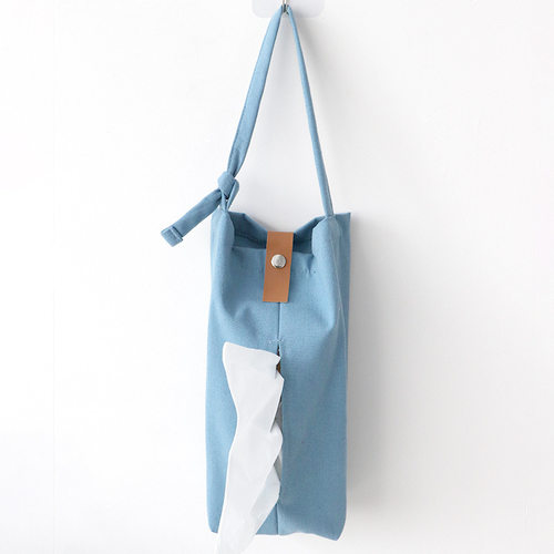 纸巾套ins棉麻布艺厕所壁挂式