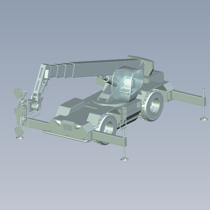 高空玻璃幕墙安装升降车01210104三维图纸（PRT格式）