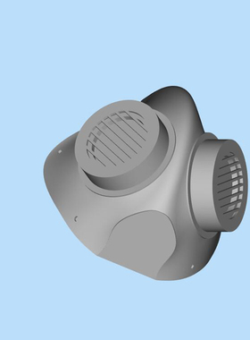 带过滤器的呼吸面罩01200514三维图纸（STEP格式）