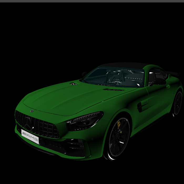 2019--2020款奔驰AMG GT R模型3D图纸（3DMAX/OBJ格式）