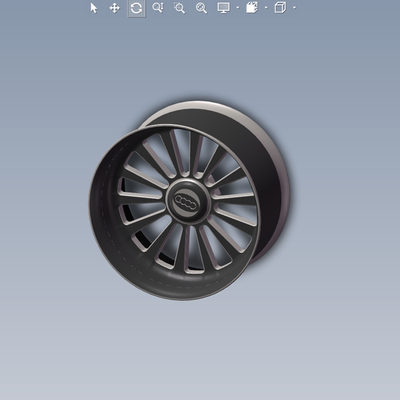 车轮毂生产模型09200612三维图纸（SLDPRT文件格式）