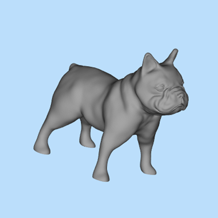 斗牛犬01201006三维图纸（stl格式）