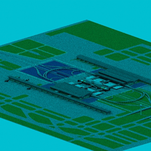 上海虹桥机场磁悬浮列车模型01200707三维图纸（OBJ/3DMAX格式）