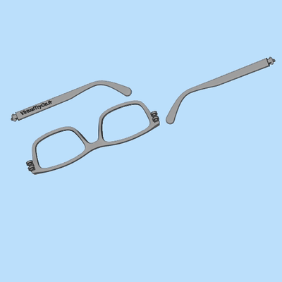 标准的眼镜框架01201209三维图纸（stl格式）