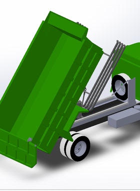 液压自卸卡车模型01200506三维图纸（SLDASM 文件格式）