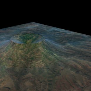 火山模型01200620三维图纸 3DMAX格式