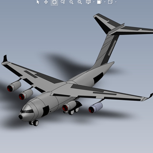 c-17飞机模型设计01200622三维图纸（SLDPRT文件格式）