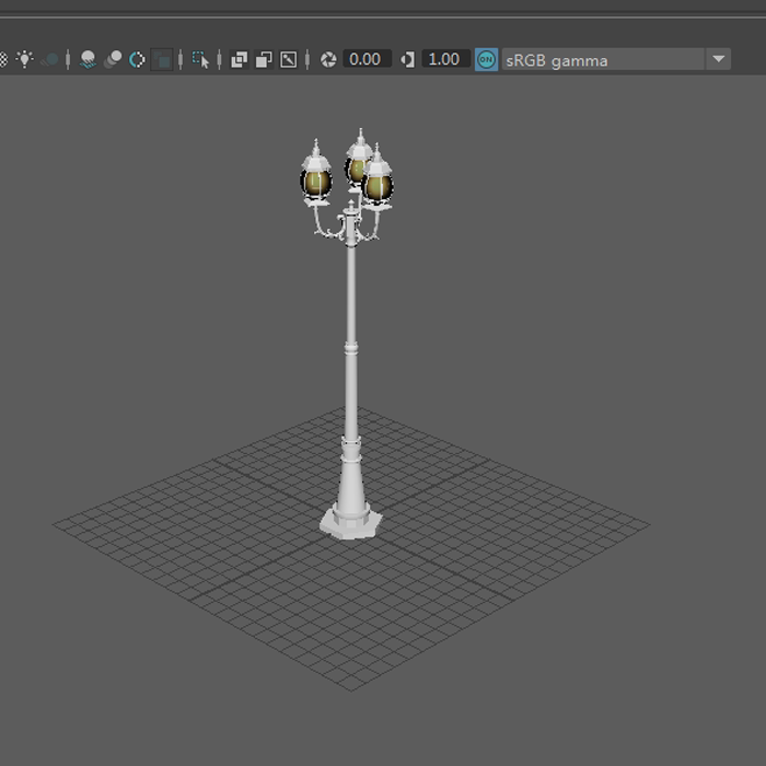 路灯03200705三维图纸(mb/obj格式)