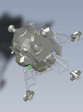 阿波罗11号飞船01201012三维图纸（STP格式）