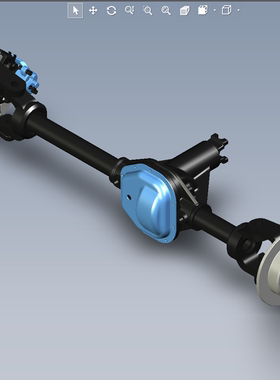 前轴前桥模型01200516三维图纸（SLDPRT文件格式）