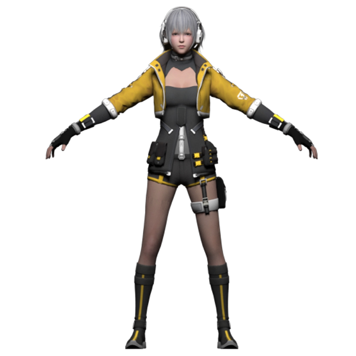 无限法则斯黛拉角色模型01200827三维图纸(3dmax/obj格式)