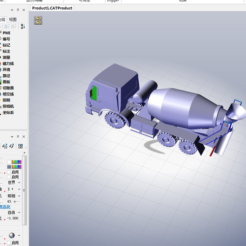 水泥罐车3D模型03200822（STL/CATPart格式）