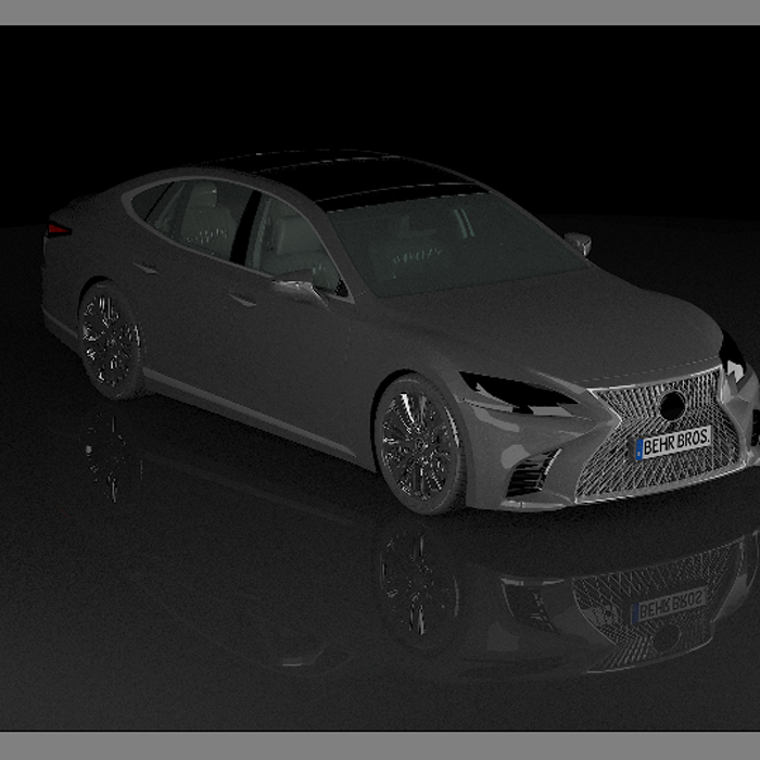 雷克萨斯LS01200810三维图纸（3DMAX/obj格式）