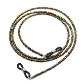 买二送一手工串珠眼镜链眼镜挂链眼镜防掉落链子小珠子装 饰眼睛链