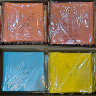 宝可梦 简中 伊布进阶礼盒 火水雷 卡册 一页12格