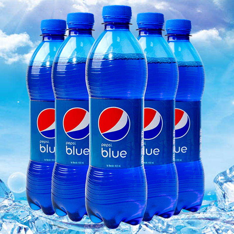 °ÍÀ嵺½ø¿ÚÒûÁÏpepsi blue°ÙÊÂÀ¶É«¿ÉÀÖ÷×Óζ450ml*5ƿ̼ËáÒûÁÏ