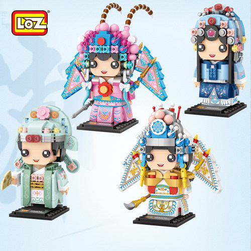 loz小颗粒积木拼装模型刀马旦