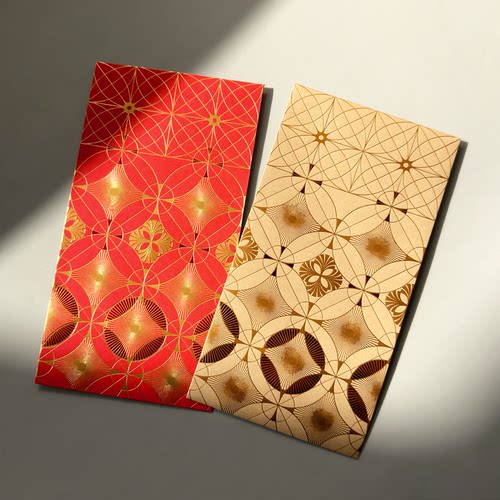 PaperPlay烫金红包利是封