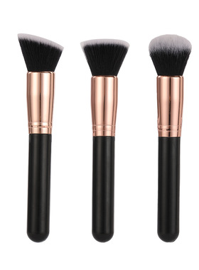 跨境单支化妆刷套装散粉刷粉底刷腮红刷修容刷唇刷便携美妆工具