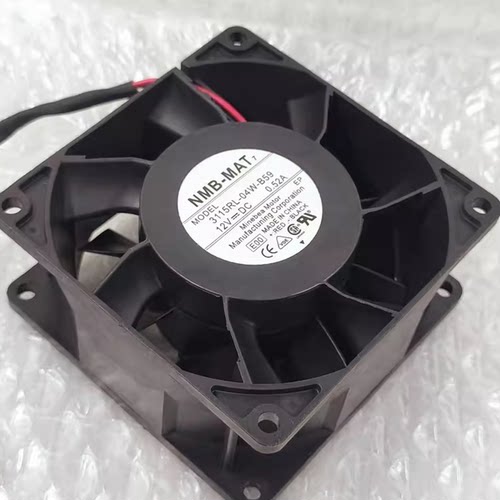原装 NMB-MAT 3115RL-04W-B59 12V 0.52A 8038 3线服务器机箱风扇