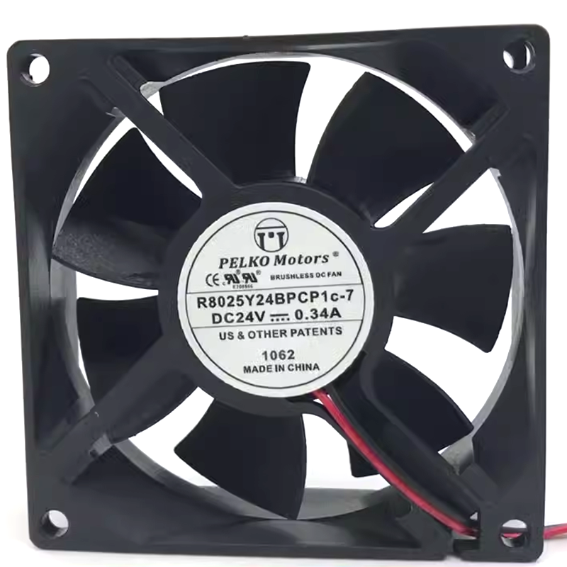 PELKO 8025 24V 0.34A R8025Y24BPCP1-7 2线 工控机变频器风扇