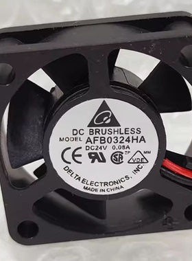 台达 Delta AFB0324HA 3CM/厘米 3010 24V 0.08A 变频器散热风扇
