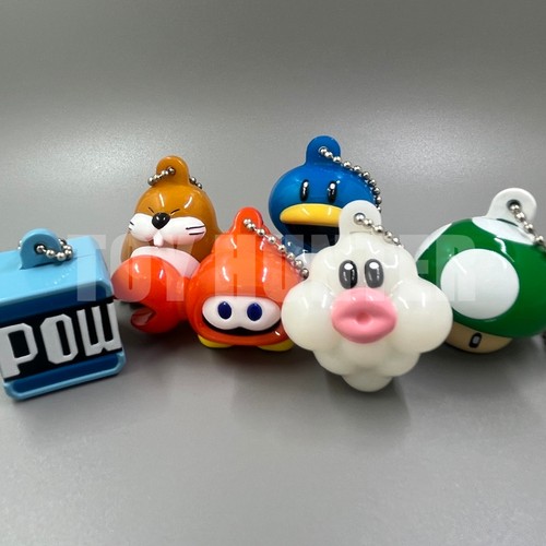 正版散货BANDAI万代超级马里奥系列灯饰钥匙链扭蛋Super Mario