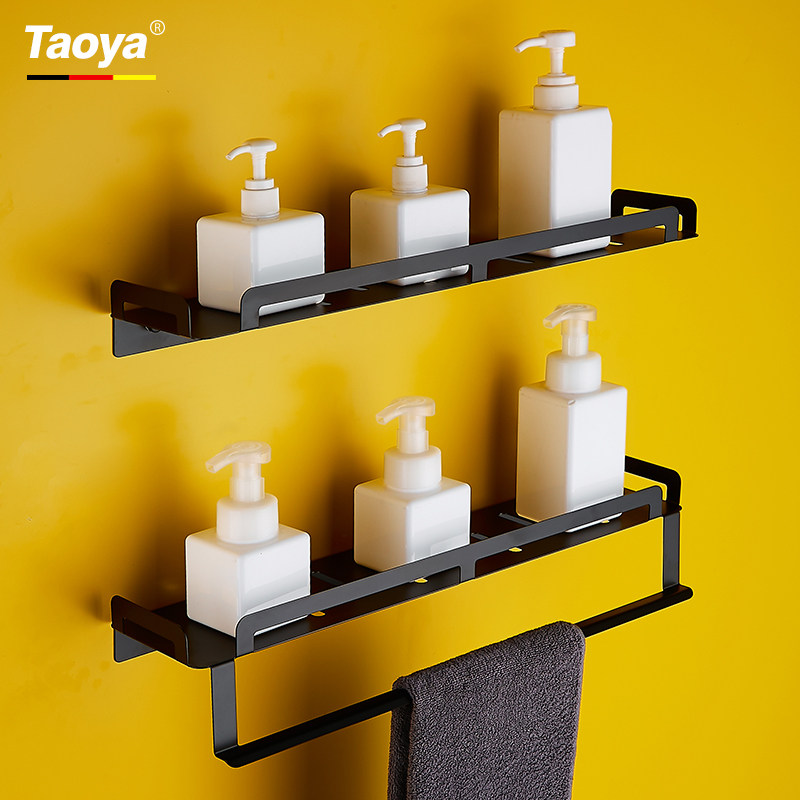 北欧磨砂黑色304不锈钢卫生间置物架壁挂式洗手台浴室双层收纳架|msdalam kategori keluarga memasang ibu, dapur, aksesori dapur, rak - dari Buy2taobao.com untuk memberikan perkhidmatan ejen Taobao profesional membeli