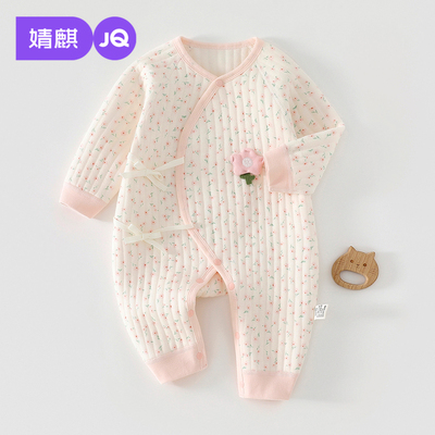 新生婴儿连体衣秋冬款哈衣