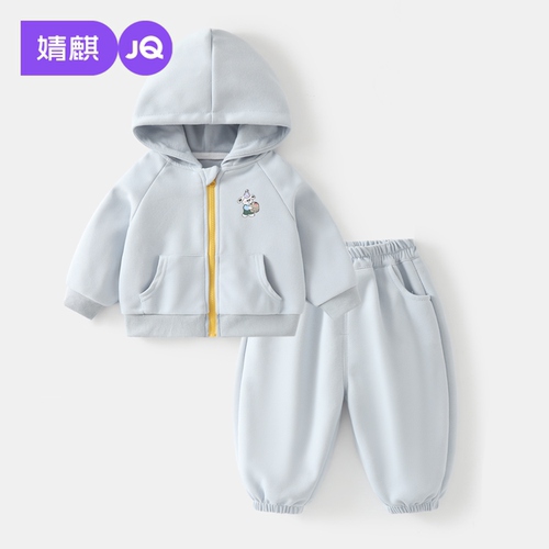 婧麒宝宝套装春装新款卫衣