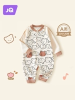 Детский осенний хлопковый комбинезон для новорожденных, демисезонное боди подходит для мужчин и женщин для девочек