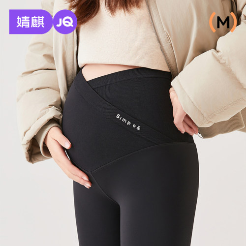 JQ婧麒孕妇打底裤秋季无痕瑜伽裤