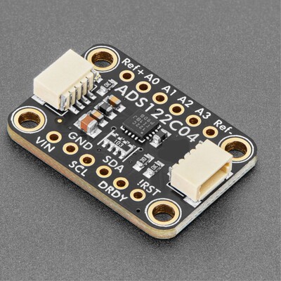 6432 ADS122C04 24位ADC模块 4通道2kSPS高精度模数转换器 I2C