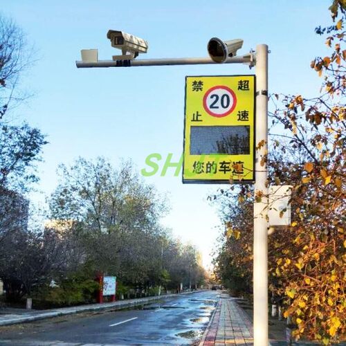 道路车速监控系统 雷达测速抓拍一体机 定点测速拍照设备HT3000-D