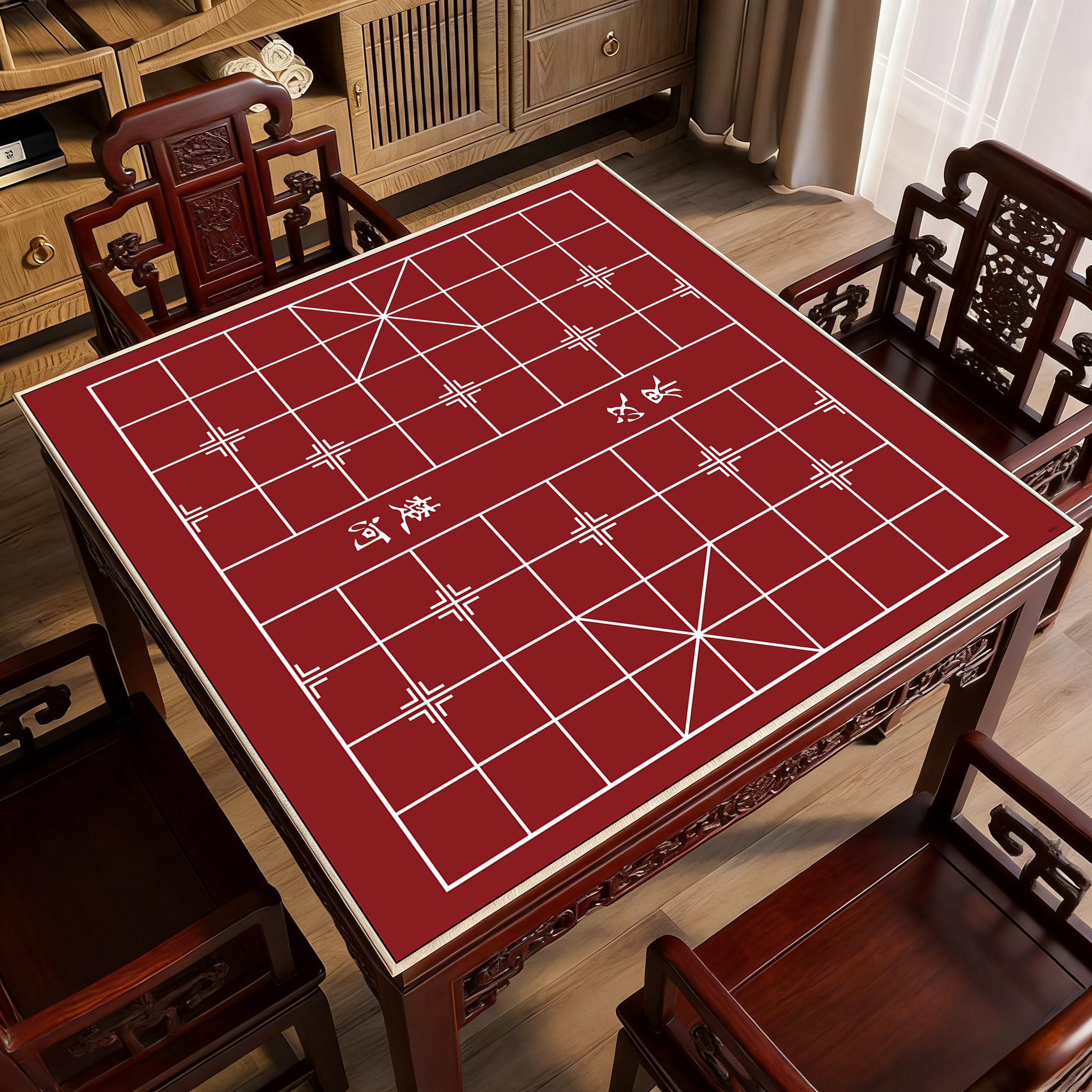 中国象棋桌垫方形麻将掼蛋桌布
