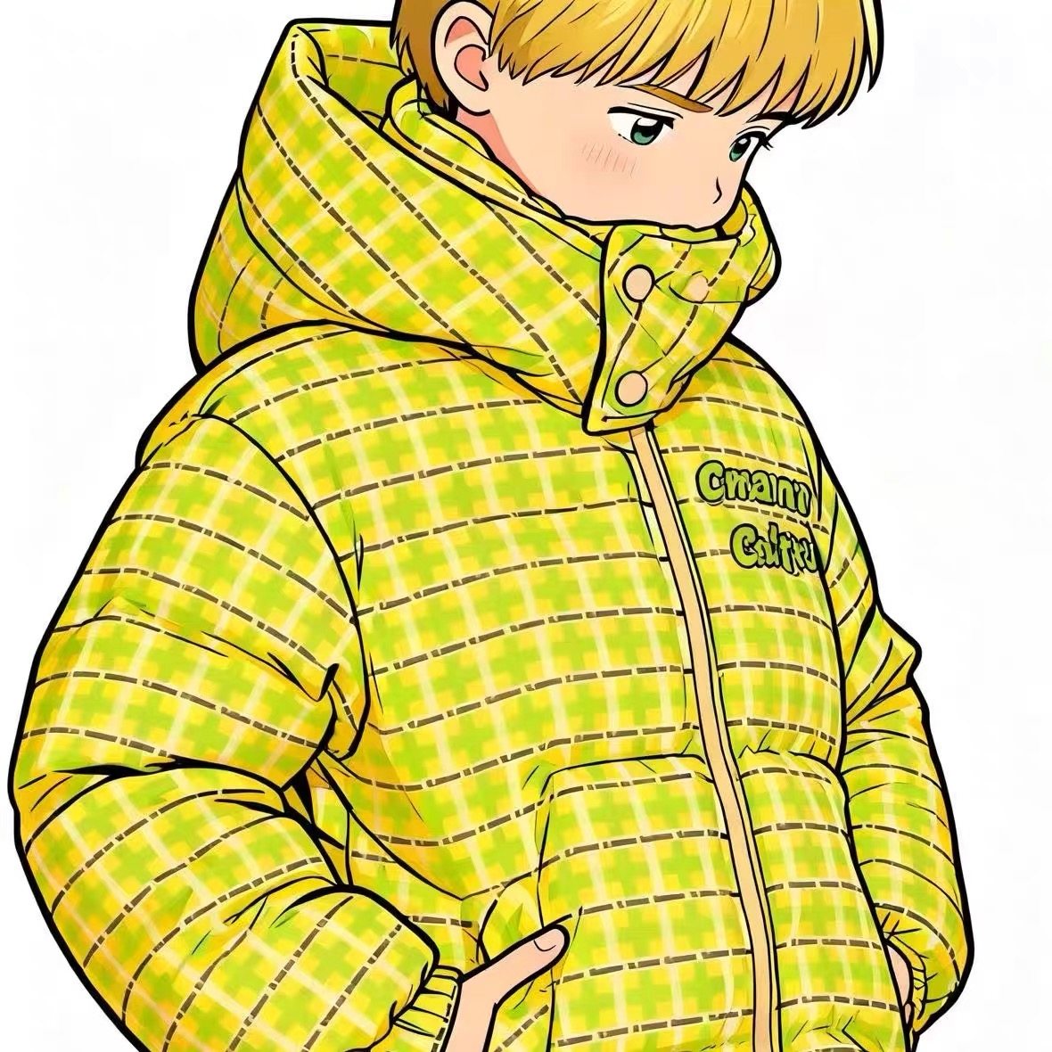 [品牌撤柜]专柜同款羽绒服格纹面包服冬装外套厚W6234141069,童装/婴儿装/亲子装,羽绒服,淘宝优惠券,粉丝福利购,淘宝优惠卷