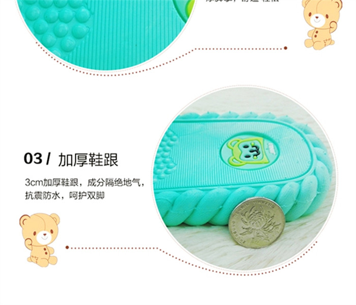 Chaussons enfants en autre pour été - semelle caoutchouc - Ref 1035403 Image 3