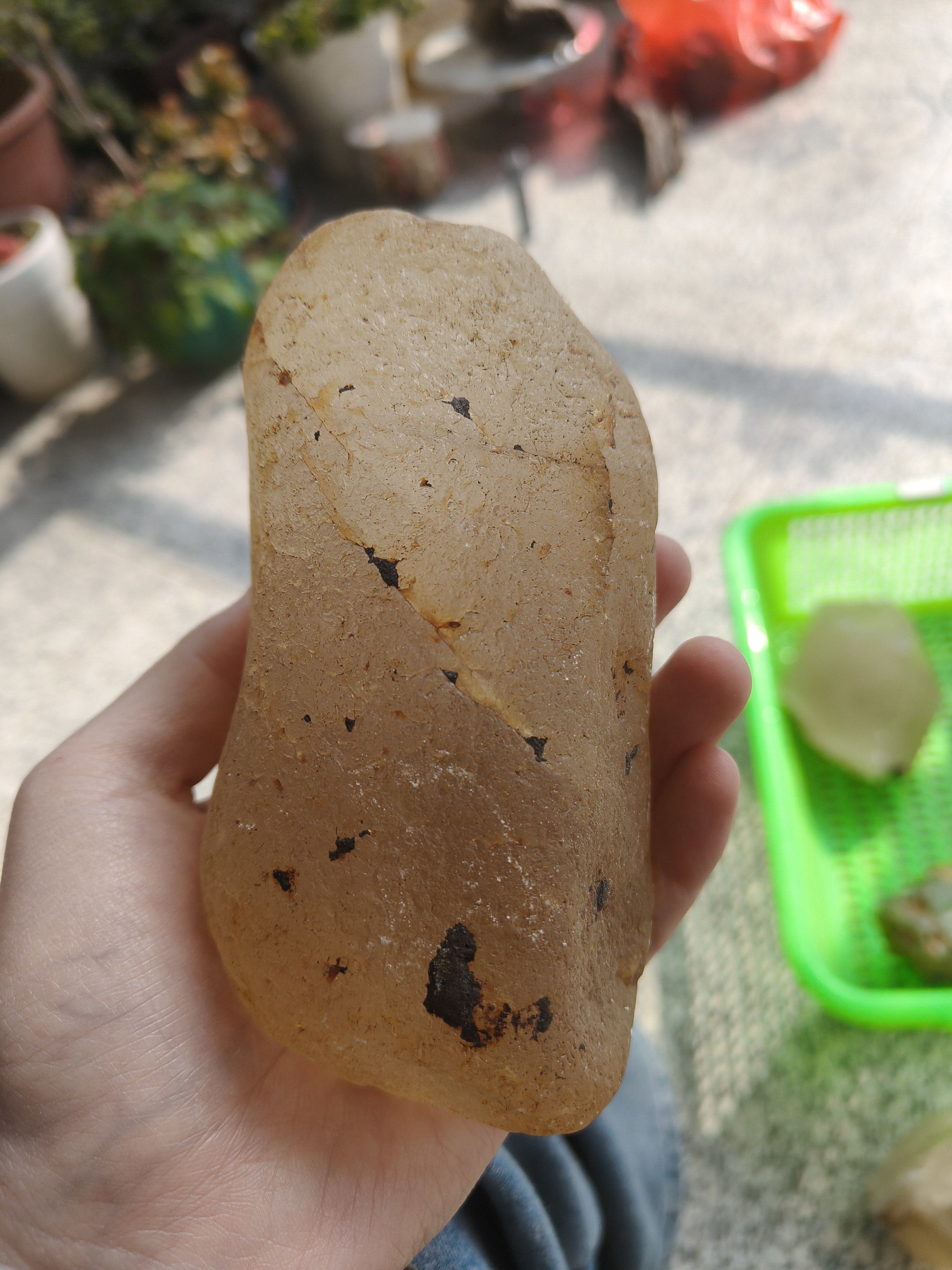 1011克天然白水晶骨干原石 古老河床水晶 水冲原石把玩 晶体特好