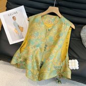 国风唐装 马甲女款 2026超火新款 新中式 独特别致马夹坎肩背心春装