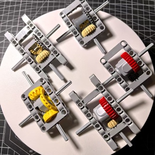 兼容乐散件高新款差速器齿轮65413+65414+6589小颗粒积木配件零件