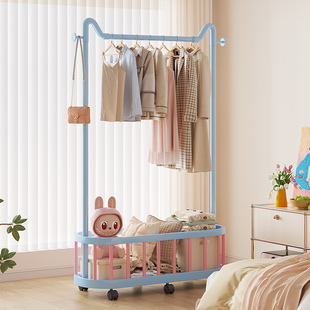晾衣架移动落地卧室衣帽架宿舍小型挂衣架家用隔夜衣服架挂包新款